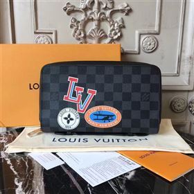 Louis Vuitton Men LV League Zippy Wallet Clutch Bag Damier Handbag M41503 7035