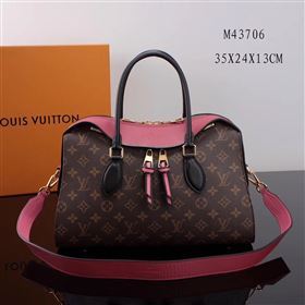 LV Louis Vuitton Monogram Tuileries Handbag M43706 Bag Pink