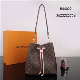 LV Louis Vuitton M44022 Monogram NEONOE Bag Handbag Pink