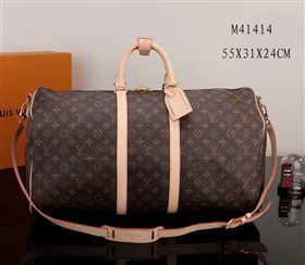 LV Louis Vuitton M41414 Keepall 55 Travelling Bag Monogram Handbag Brown