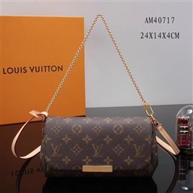 LV Louis Vuitton Monogram Small Shoulder Bag AM40717 Handbag Brown