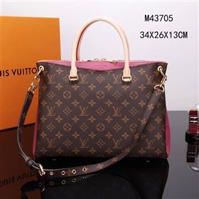 LV Louis Vuitton Monogram Pallas Handbag M43705 Bag Pink
