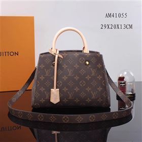 LV Louis Vuitton Monogram Montaigne BB Handbag M41055 Bag Brown