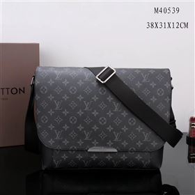 Men LV Louis Vuitton M40539 Messenger Bag Monogram Handbag Gray