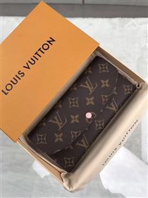 replica Louis Vuitton LV Emilie Wallet Monogram Purse Bag M61289 Pink