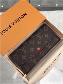 replica Louis Vuitton LV Emilie Wallet Monogram Purse Bag M60696 Orange