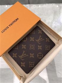 replica Louis Vuitton LV Monogram Passport Cover Holder Purse Bag M60181 Brown