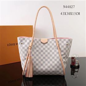 LV Louis Vuitton N44027 Propriano Handbag Damier Bag White