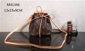 LV Louis Vuitton M41346 Nano Noe Bag Monogram Handbag Brown
