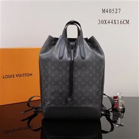 Men LV Louis Vuitton M40527 Explorer Backpack Bag Monogram Handbag Gray