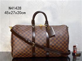 LV Louis Vuitton N41428 Keepall 45 Handbag Damier Travelling Bag Brown