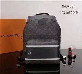 Men LV Louis Vuitton Apollo Backpack Handbag M43408 Monogram Bag Black