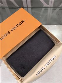 replica Louis Vuitton LV Brazza Wallet Taiga Leather Purse Bag Black M32572