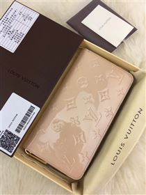 replica M90201 Louis Vuitton LV Monogram Zippy Wallet Patent Leather Purse Bag Nude