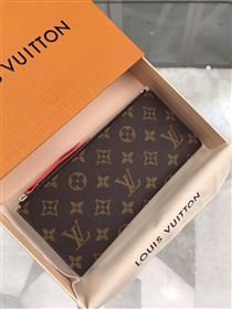 replica Louis Vuitton LV Adele Zippy Wallet Monogram Purse Bag Orange M61270