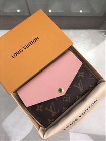 replica Louis Vuitton LV Pallas Short Wallet Monogram Purse Bag Pink M64072