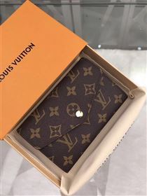 replica Louis Vuitton LV Monogram Victorine Wallet Purse Bag Brown M61292