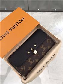 replica Louis Vuitton LV Venus Wallet Monogram Real Leather Purse Bag M61835 Black