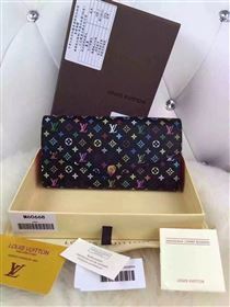replica Louis Vuitton LV Sarah Wallet Clutch Purse Monogram Bag M60668 Black