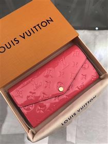 replica M93206 Louis Vuitton LV Monogram Sarah Wallet Patent Leather Purse Bag Cherry