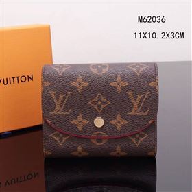 replica Louis Vuitton LV Ariane Wallet Monogram Canvas Purse Bag Maroon M62036