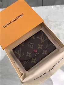 replica Louis Vuitton LV Rosalie Coin Purse Wallet Monogram Canvas Bag Purple M41939