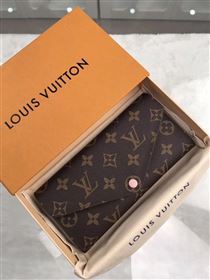 replica Louis Vuitton LV Josephine Wallet Monogram Canvas Purse Bag Pink M41739