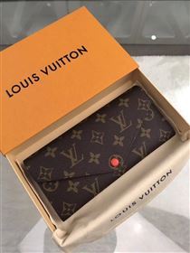 replica Louis Vuitton LV Josephine Wallet Monogram Canvas Purse Bag Orange M60707