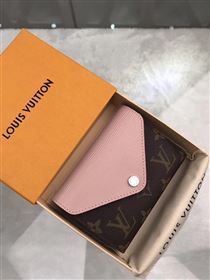 replica Louis Vuitton LV Marie-Lou Short Wallet Monogram Epi Leather Purse Bag Pink M60494