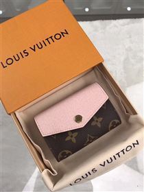 replica Louis Vuitton LV Sarah Multicartes Wallet Monogram Purse Bag Pink M61273