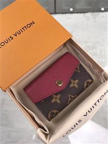 replica Louis Vuitton LV Sarah Multicartes Wallet Monogram Purse Bag Maroon M61273