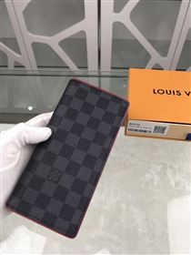 replica N63254 Louis Vuitton LV Brazza Wallet Damier Azur Purse Bag Gray