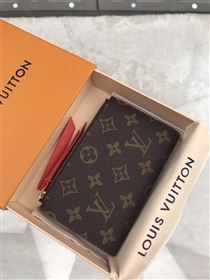 replica M61272 Louis Vuitton LV Adele Wallet Monogram Canvas Purse Bag Orange