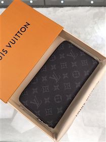 replica M60002 Louis Vuitton LV Zippy Organizer Wallet Monogram Canvas Purse Bag Gray 