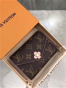 replica Louis Vuitton LV Victorine Flower Wallet Monogram Canvas Purse Bag M64203