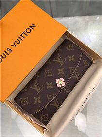 replica Louis Vuitton LV Emilie Flower Wallet Monogram Canvas Purse Bag M64202