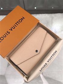 replica Louis Vuitton LV Sarah Wallet Epi Leather Purse Bag Apricot M60724