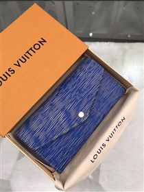 replica M61649 Louis Vuitton LV Sarah Wallet Epi Leather Purse Bag Blue