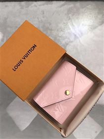 replica M62428 Louis Vuitton LV Victorine Wallet Monogram Vernis Leather Purse Bag Pink