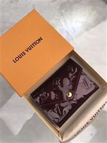 replica M62427 Louis Vuitton LV Victorine Wallet Monogram Vernis Leather Purse Bag Wine