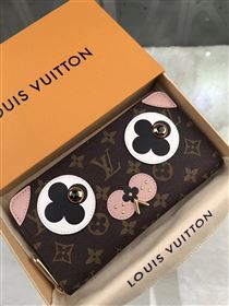 replica M67246 Louis Vuitton LV Zippy Wallet Dog Monogram Canvas Purse Bag