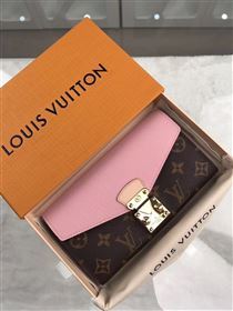 replica M61279 Louis Vuitton LV Pallas Wallet Monogram Canvas Purse Bag Pink