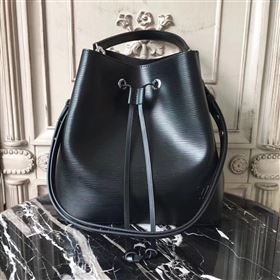 replica LV Louis Vuitton Neonoe Bucket Bag Epi Leather Handbag M54366 Black