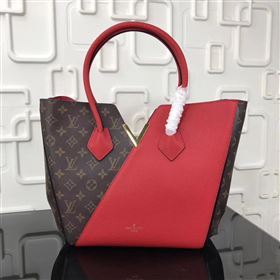 replica Louis Vuitton LV Kimono Handbag Monogram Leather Tote Bag M40459 Red