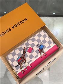 replica N60058 Louis Vuitton LV Zippy Giraffe Wallet Damier Canvas Purse Bag White