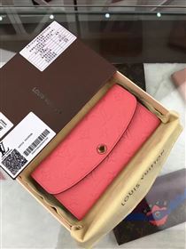 replica M62370 Louis Vuitton LV Emilie Wallet Monogram Leather Purse Bag Cherry