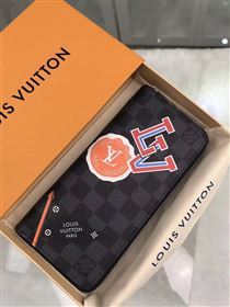 replica N64443 Louis Vuitton LV League Zippy Wallet Vertical Damier Canvas Purse Bag