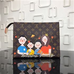 replica Louis Vuitton LV Toiletry Pouch 26 Happy Family Clutch Handbag Bag M47542