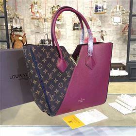 replica Louis Vuitton LV Kimono Handbag Monogram Leather Tote Bag M40521 Maroon