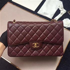 CHANEL Classic flap Caviar 14969